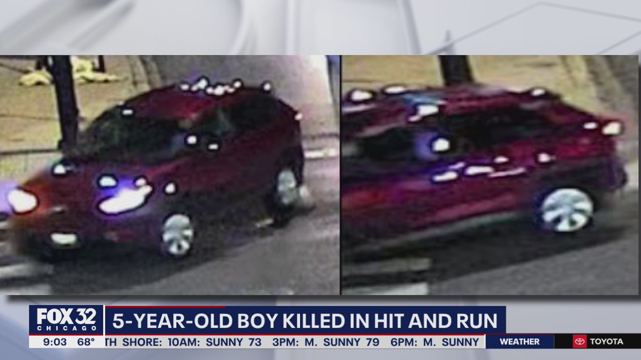 Chicago police release photos of red Jeep that hit 5-year-old boy in fatal hit-and-run in Edgebrook