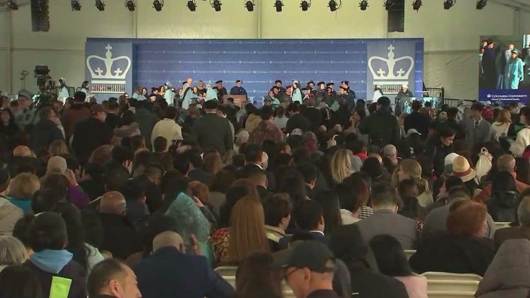 Columbia University graduations underway