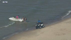 Lake Street Beach closed in Gary after mysterious substance found in water
