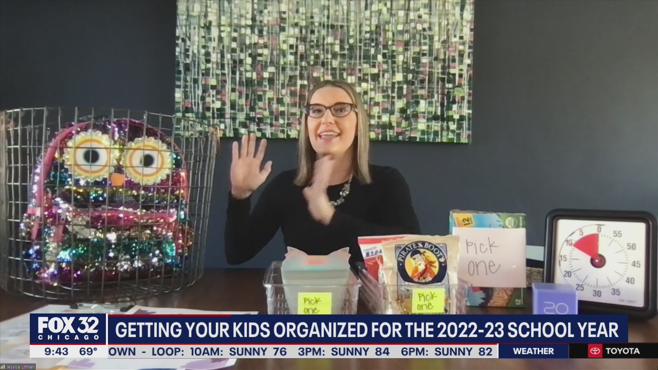 Tips for keeping your kids organized for the school year