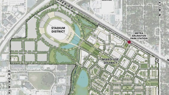 Chicago Bears release renderings of proposed Arlington Heights stadium