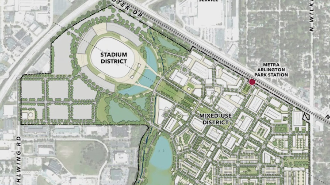 Chicago Bears release renderings of proposed Arlington Heights stadium