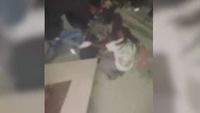 Teen brutally attacked at suburban high school football game, video shows