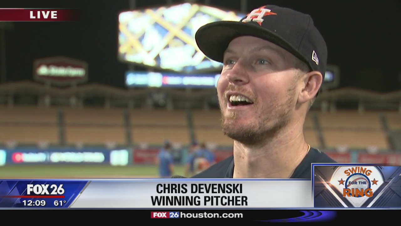 Devenski earns 1st World Series win in Astros history