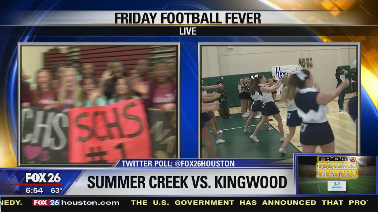 Summer Creek and Kingwood High Schools show their spirit
