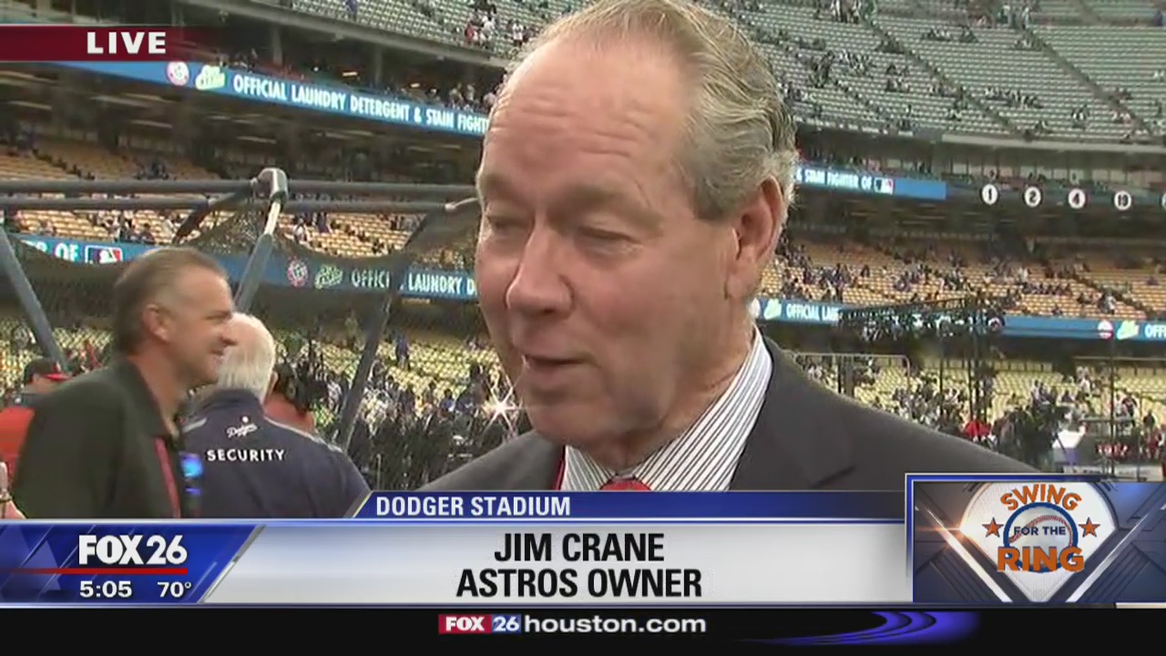 Jim Crane prepares for Game 6