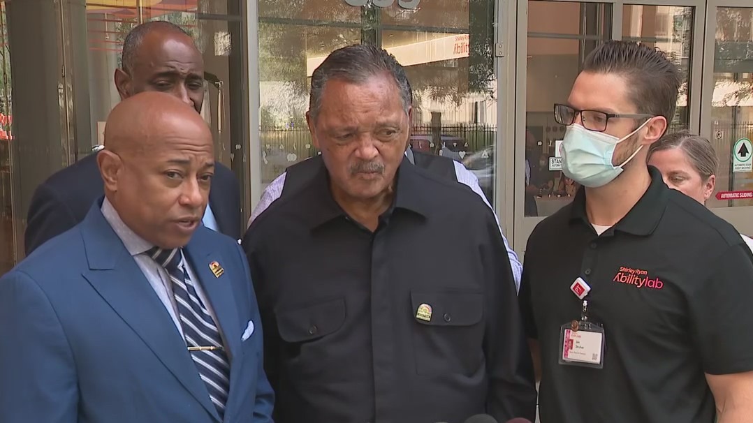 Rev. Jesse Jackson released from Shirley Ryan AbilityLab