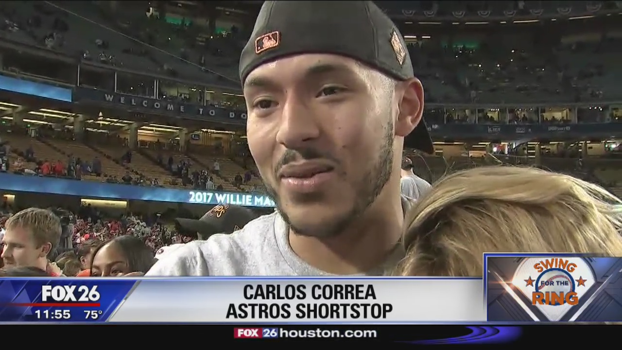 Carlos Correa reacts to World Series win, marriage proposal