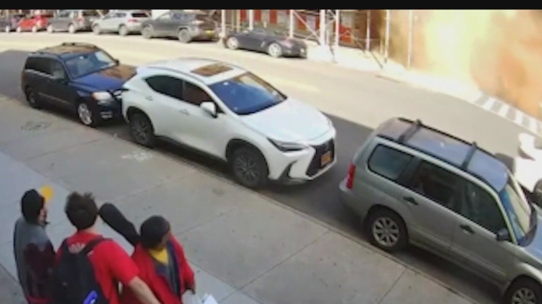 Partial roof collapse in Brooklyn