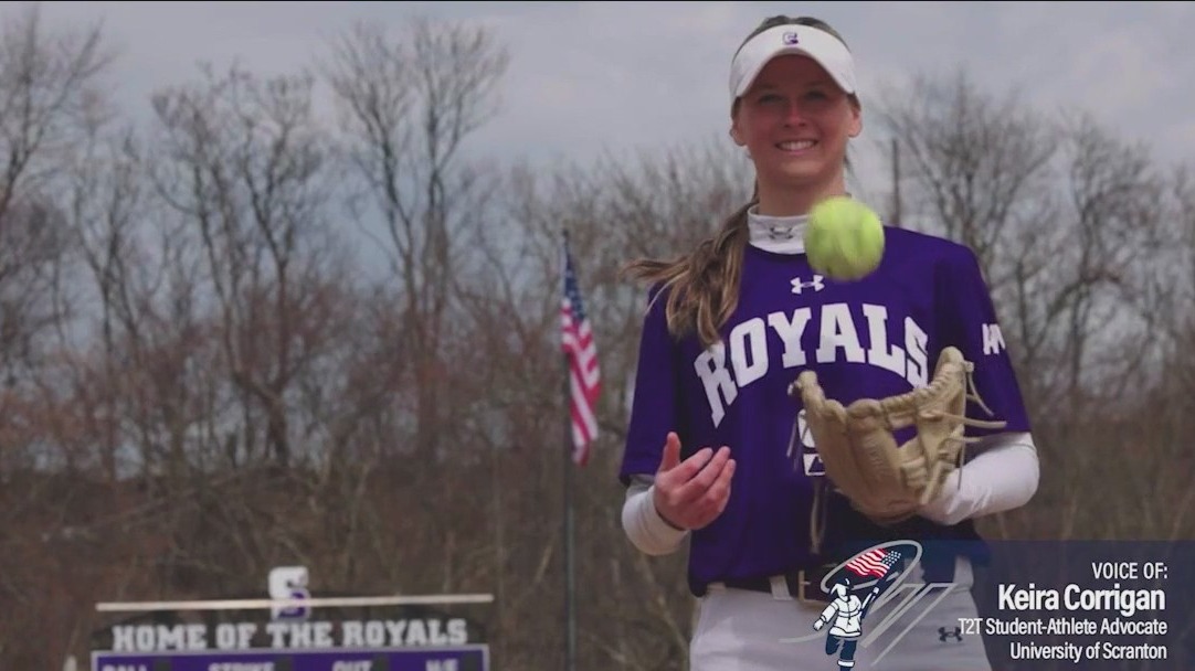 Softball player honors FDNY grandfather