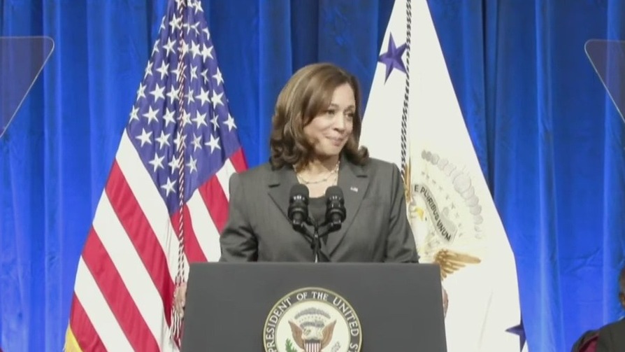 Vice President Kamala Harris urges students to apply for student loan forgiveness program