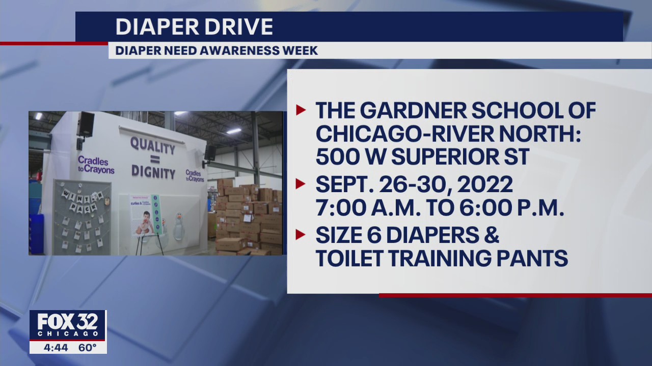 Chicago preschool hosting diaper driver for National Diaper Need Awareness Week