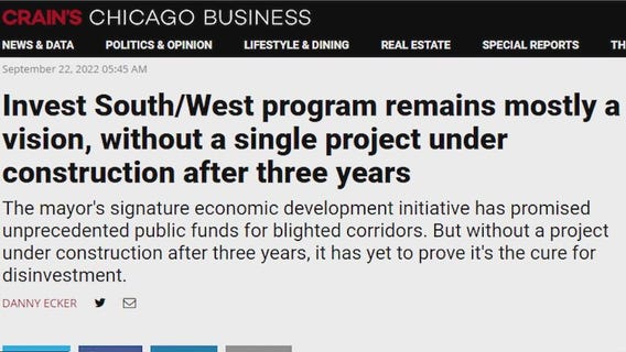 Lightfoot pushes back on claim that Invest South/West more talk than action