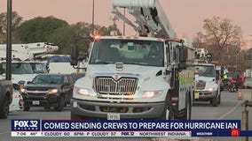 Chicago ComEd crews head down to Florida to prepare for Hurricane Ian