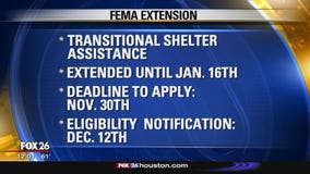 FEMA disaster recovery deadlines extended