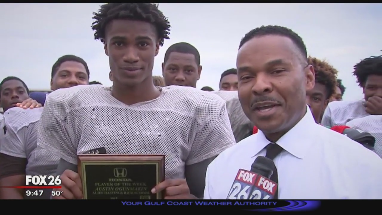 Greater Houston Honda Dealers Player of the Week - Austin Ogunmakin