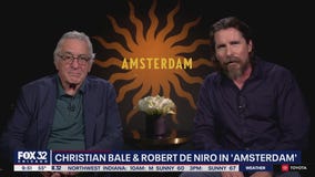 Christian Bale on what it was like working with Robert De Niro in 'Amsterdam'