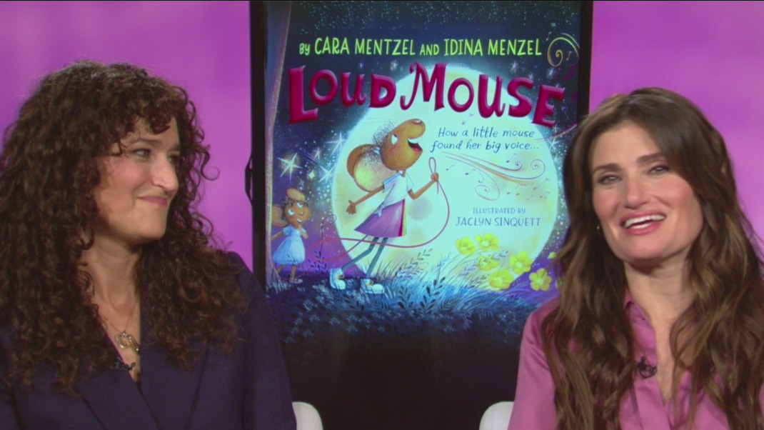 Sisters Idina and Cara Menzel write children's book, 'Loud Mouse'