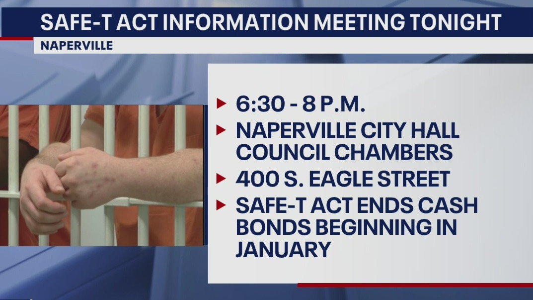 Naperville to host meeting about SAFE-T Act at City Hall