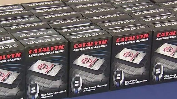 Skokie police distribute catalytic converter alarms to residents
