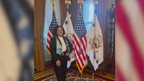 University of Illinois student skips senior Homecoming to meet with Vice President Harris