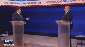 Pritzker and Bailey clash in final debate before Nov. 8