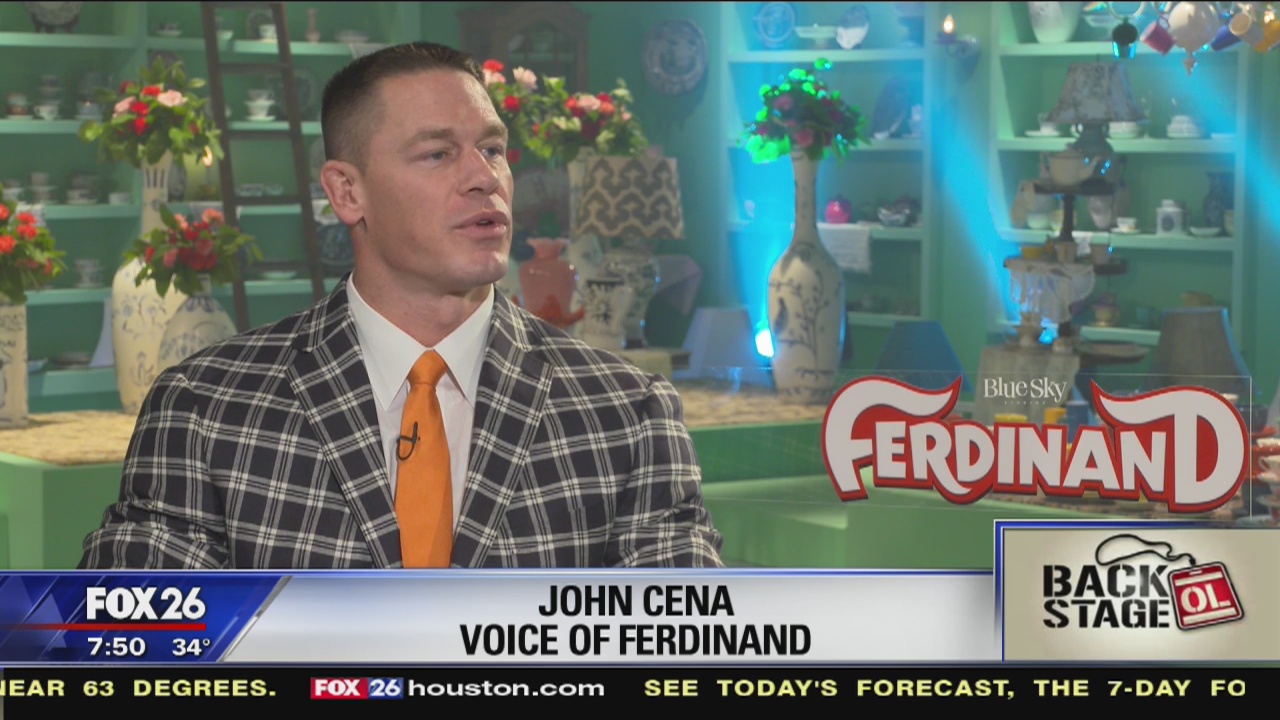 Go Backstage - 'Ferdinand' (John Cena interview)