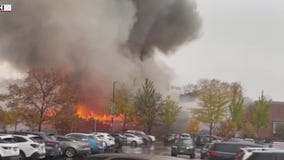 15 cars burning in West Side garage
