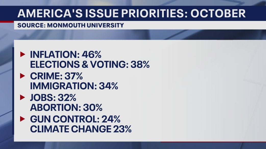 Which issues are bringing Americans to the polls this Election Day?