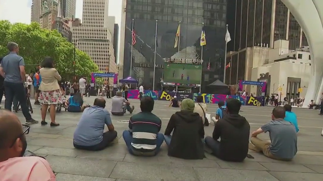 NYC viewing party for US-India cricket match