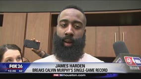 Harden scores 60 points in triple-double
