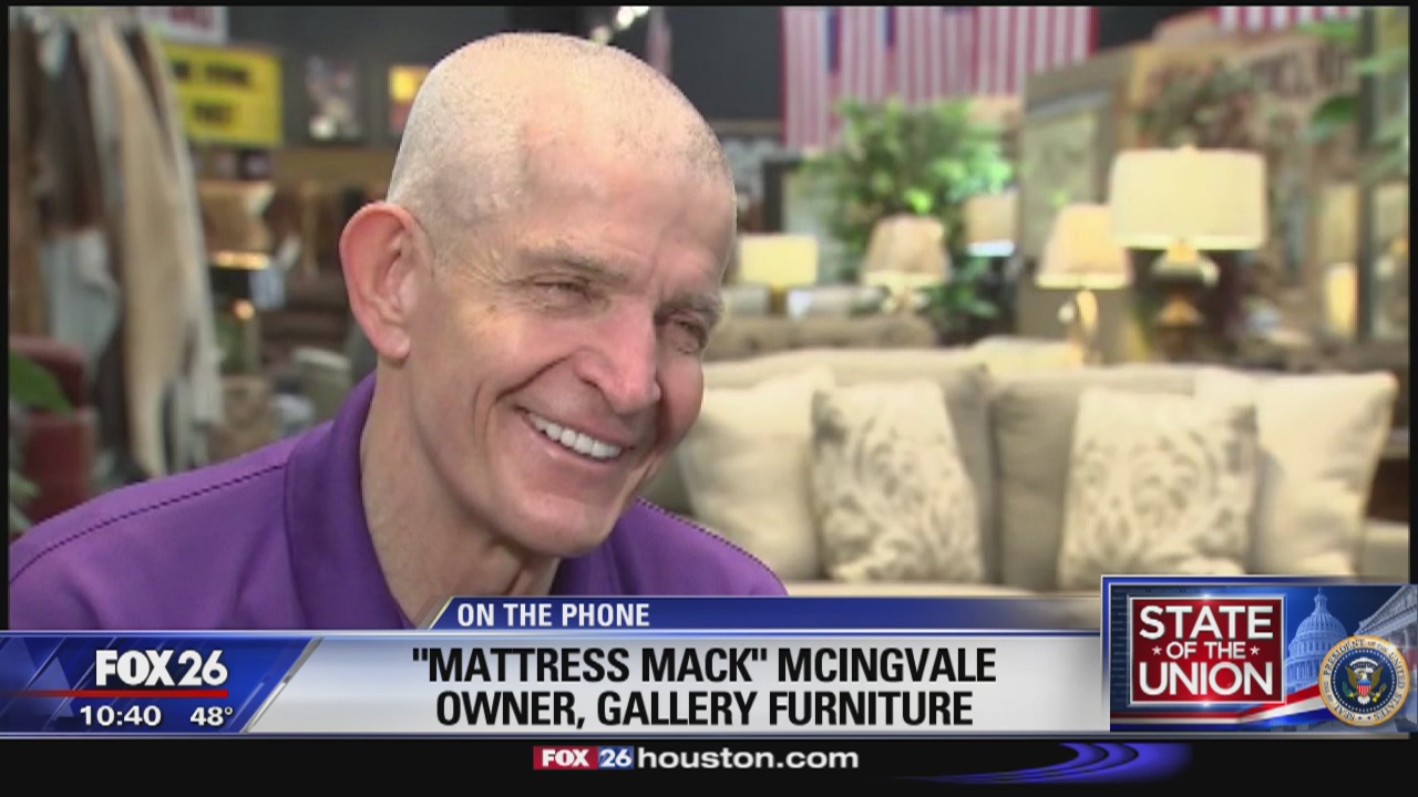 'Mattress Mack' describes State of the Union moment