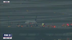 747 makes emergency landing at O'Hare Airport