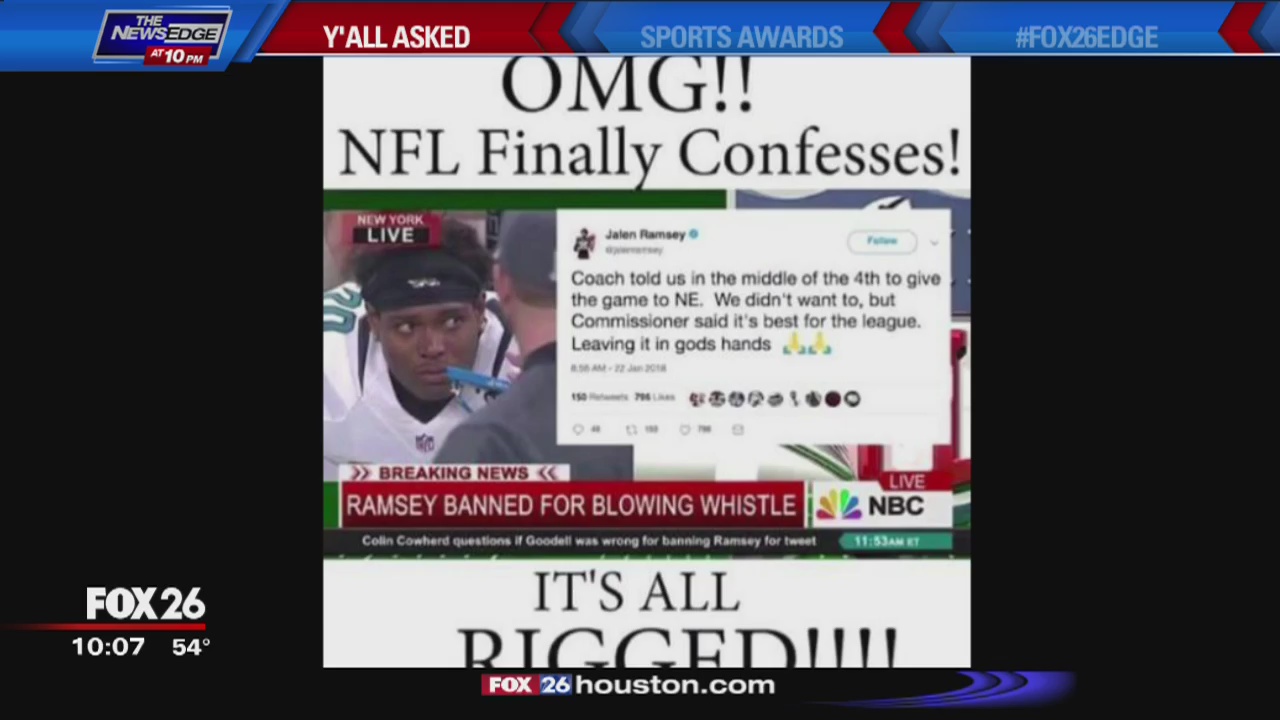 Y'all Asked - rigged NFL plays