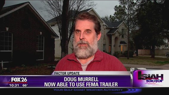 Harvey survivor allowed to use FEMA trailer