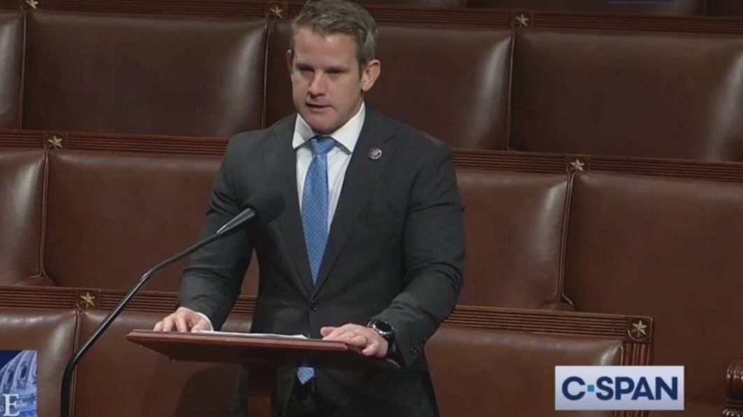Illinois Rep. Adam Kinzinger delivers final speech on House floor