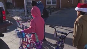 Harvey family displaced by fire surprised with gifts
