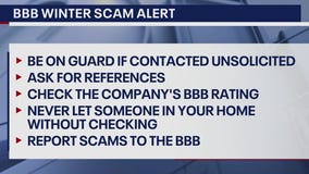 BBB issues new warning about winter storm scams