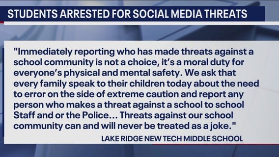 2 juveniles in custody in connection to school shooting threats