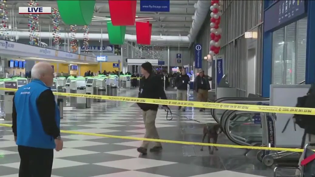 Possible threat reported at O'Hare Airport, part of Terminal One taped off