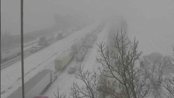 Indiana State Police cautions motorists amid winter storm