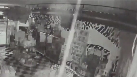 Video shows pipes bursting at Chicago record store