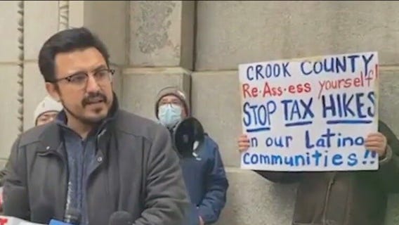 Pilsen residents protest property tax hikes