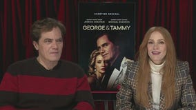 Jessica Chastain and Michael Shannon talk about their singing performances for 'George & Tammy'