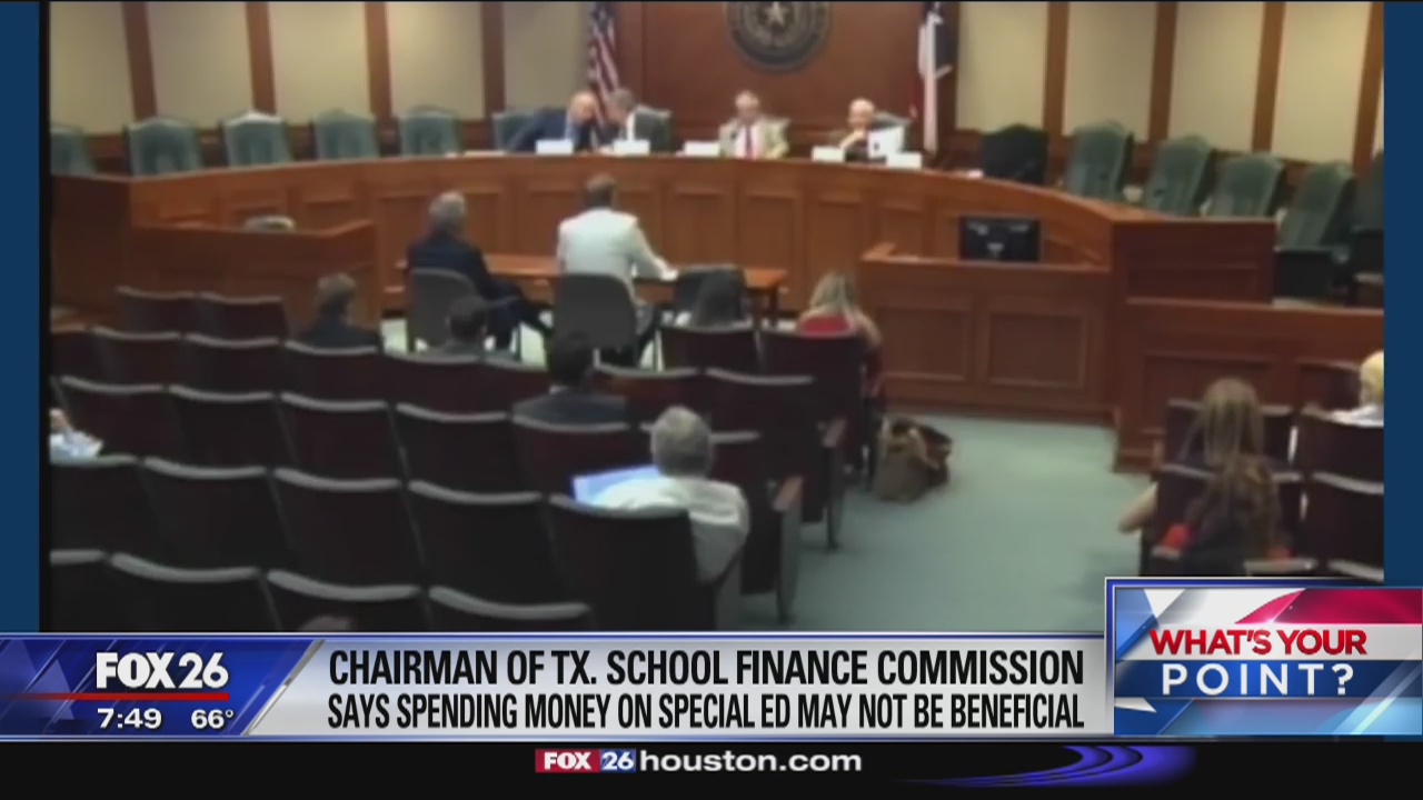 Texas school finance and special education - What's Your Point?