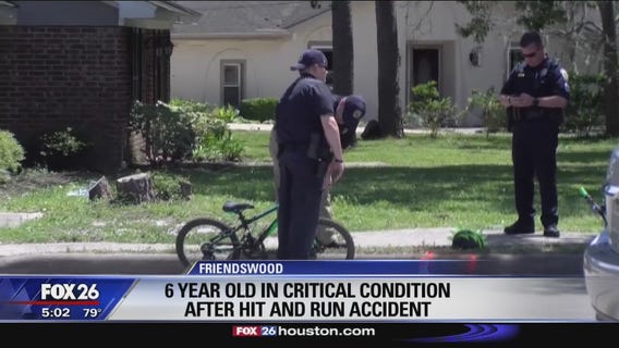 Boy, 6, struck by vehicle