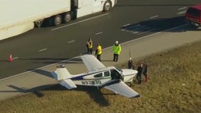 Pilot makes emergency landing on I-355 near Bolingbrook