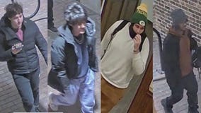 Lake Forest police search for suspects who ripped urinal off wall