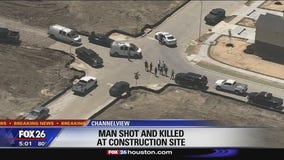 Shooting death at Channelview construction site