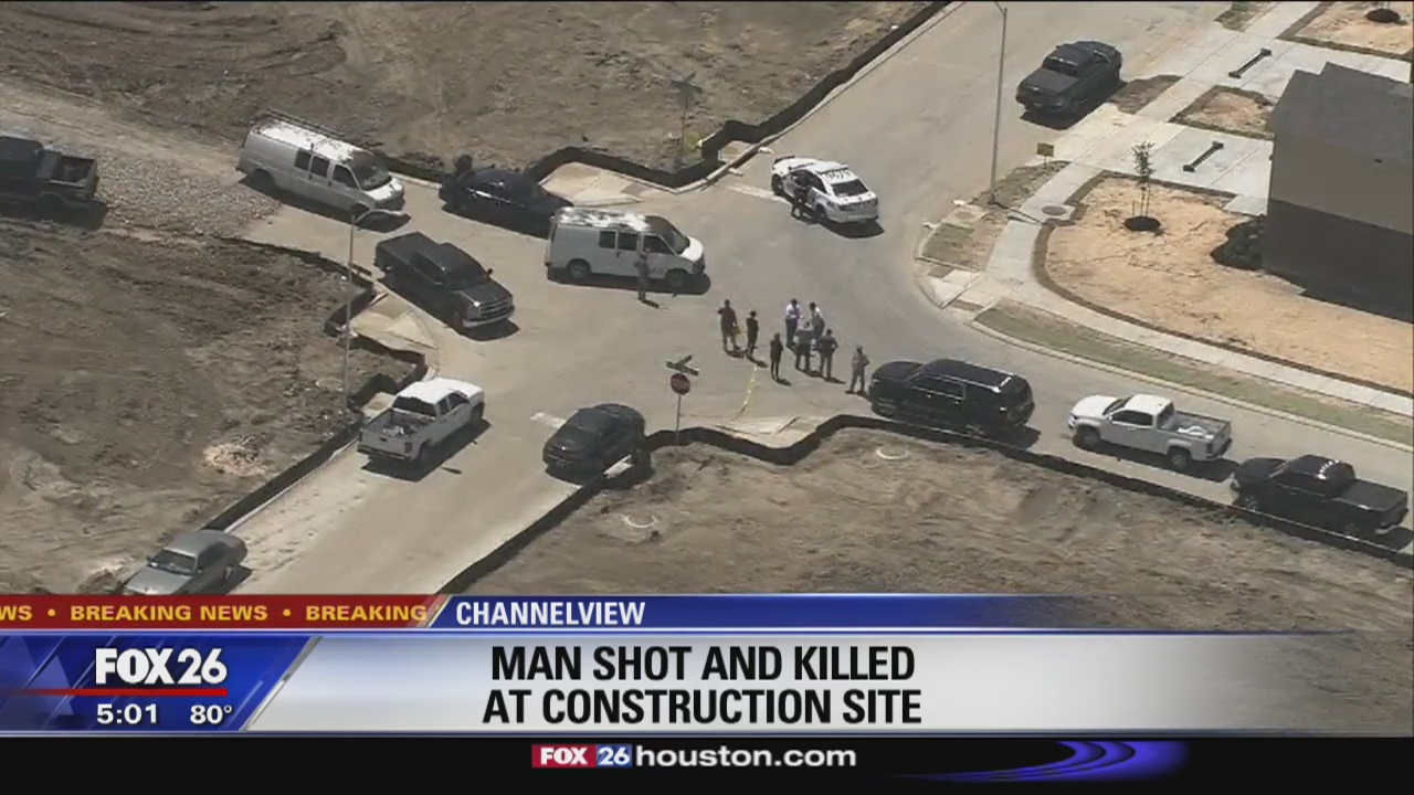 Shooting death at Channelview construction site